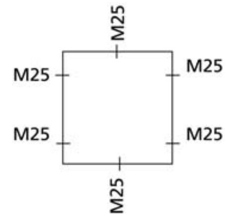 Распредкоробка Spelsberg WK 060-L (sp40690601) IP54 скрытого монтажа - фото №2