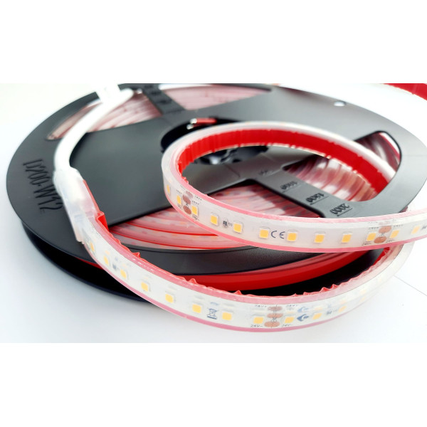 LED стрічка COLORS 128-2835-24V-IP67 8.7W 1208Lm 4000K 5м (D8128-24V-8mm-IP67)