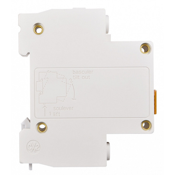 Сигнальна арматура на DIN-рейку Аско-Укрем СЛ-2001 жовта (A0140030028) - фото №1