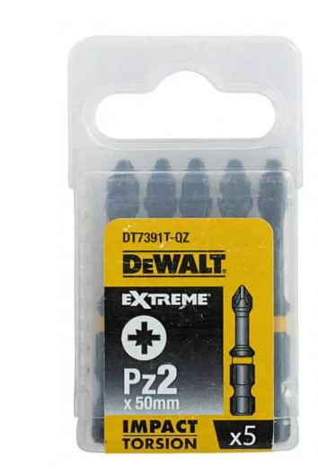 Набор бит DeWALT DT7391T IMPACT TORSION EXTREME (5шт)