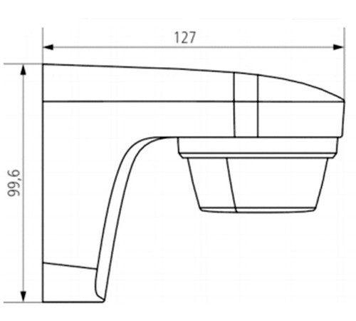 Датчик руху Theben theLUXA S150 BK - фото №5