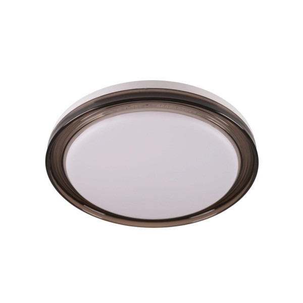 Люстра с пультом, светодиодный потолочный светильник Goldlux 331861 Halina LED 1x48W 3000K/4000K/6000K 5300Lm IP44 черная - фото №2