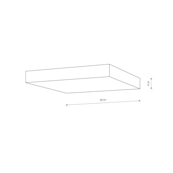 Світильник стельовий Nowodvorski 10432 Lid Square Led 1x50W 4000K 4600Lm IP20 Білий - фото №3