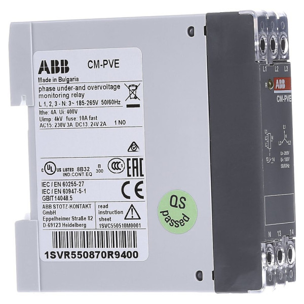 Реле контроля фаз CM-PVE ABB - фото №1