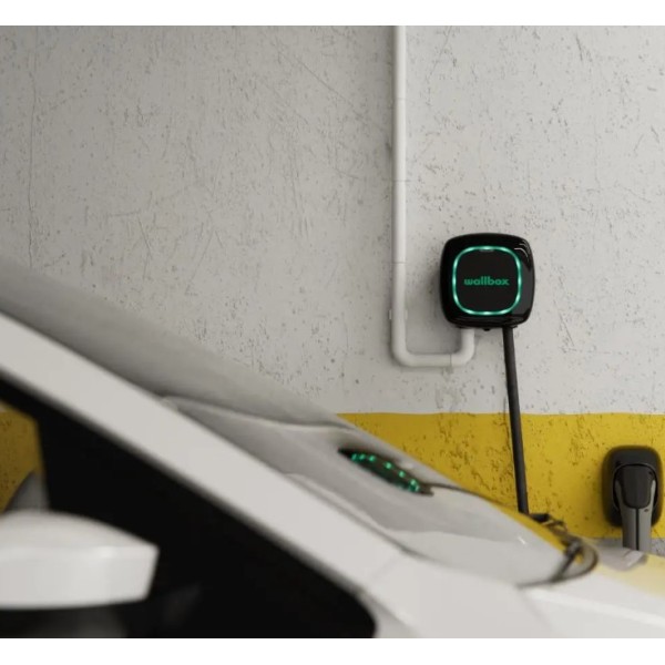 Зарядна станція Wallbox Pulsar Plus 22кВт Type 2 кабель 5м чорна (PLP1-0-2-4-9-002) - фото №8