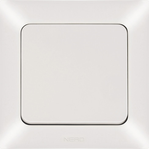 Вимикач 1-клавішний NE-AD ARAS 93-111-01 кремовий