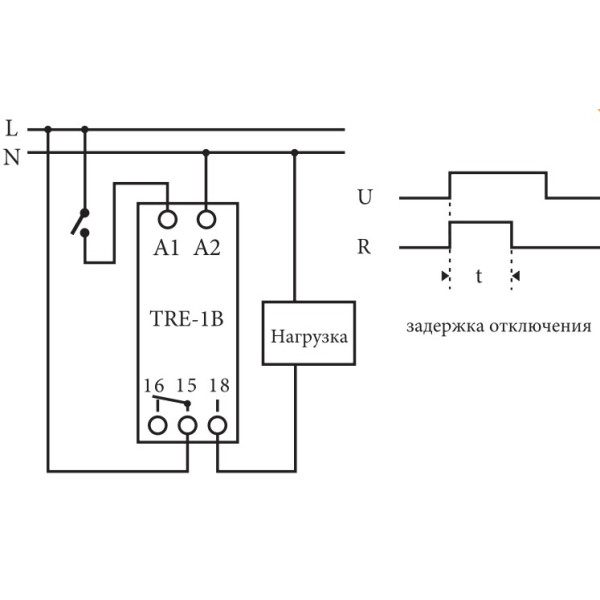 Реле часу ETI 002470028 TRE-1B - фото №3