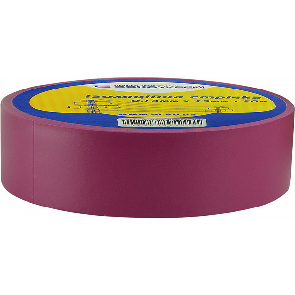 Ізострічка Аско-Укрем 0,13x19мм/20м фіолетова (A0150020048) - фото №1