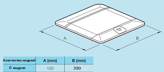 Лючок с выдвижным блоком розеток Legrand 54017 6М (латунь) - фото №6