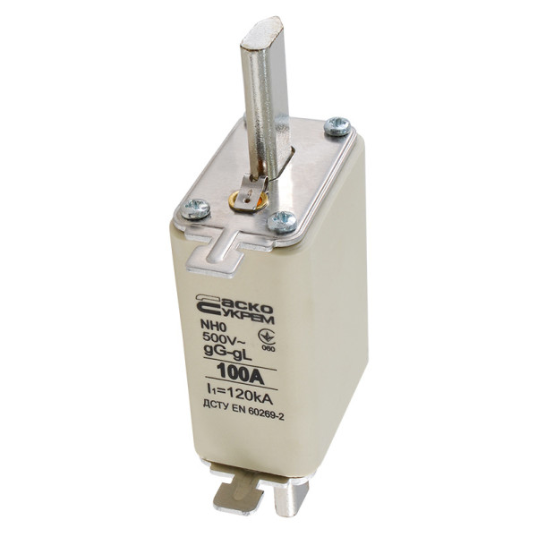 Запобіжник Аско-Укрем NH0 100A gG (A0050010024) - фото №2