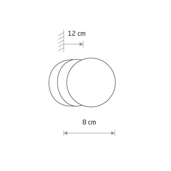 Бра, настінний світильник Nowodvorski 8057 Brazos G9 1x10W IP44 чорний - фото №1