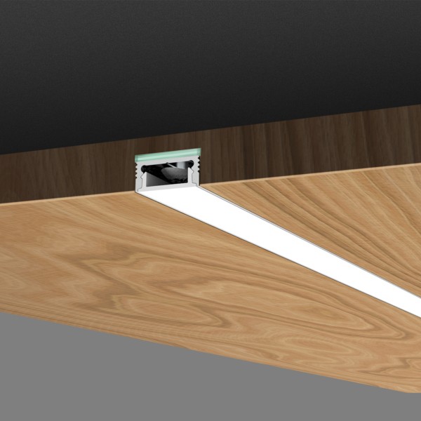 LED-профіль COLORS накладний, 2,5 метра (BS1607_2,5(black)) - фото №4