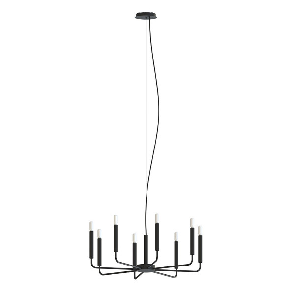 Подвесной светильник, люстра Nowodvorski 11460 Orto VIII E14 8x10W IP20 черный