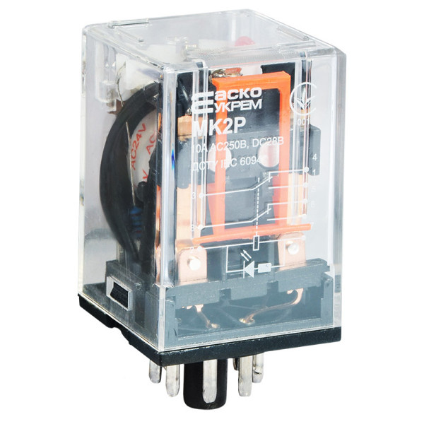 Проміжне реле Аско-Укрем МK2P AC 24В (A0090010002)