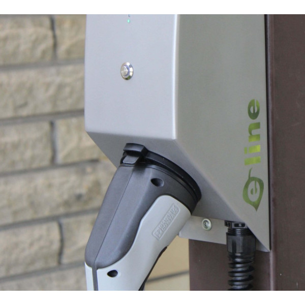 Зарядна станція для електромобілів E-line 11кВт 16A 3-фазы Type 2 S station (S2-316) - фото №2