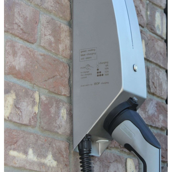 Зарядна станція для електромобілів E-line 11кВт 16A 3-фазы Type 2 S station (S2-316) - фото №3