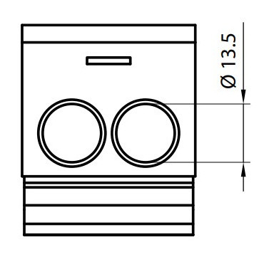 Распределительный блок ETI 001102416 EDBM-6/N (192А 1x4-70; 2x4-50; 1x4-25) - фото №3