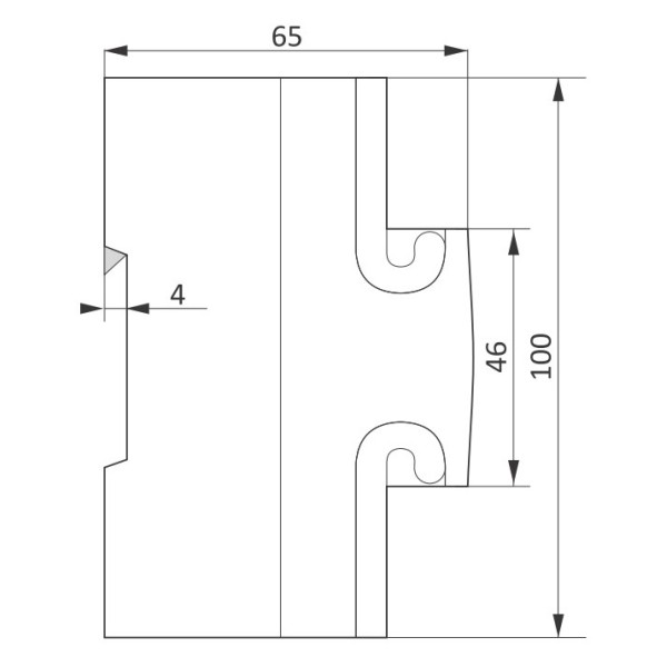 Счетчик электроэнергии F&F LE-03MW-CT 3х230/400В 81А - фото №3