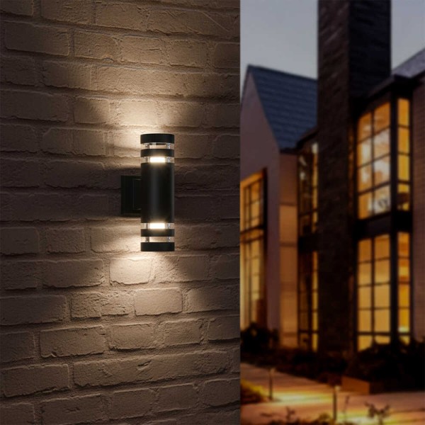 Светильник фасадный TETRIS-R 2D черный 2х40W Е27 IP54 Violux​​ ( 500540 ) - фото №2