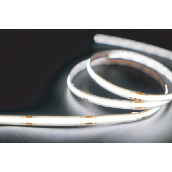 LED стрічка COLORS COB-24V-IP20 9.6W 815Lm 6500K 5м (DRF10-24V-8mm-W) - фото №2