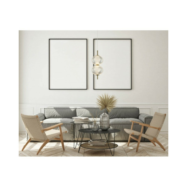 Подвесной светильник, люстра Italux PND-29038-2-GD Lazie Led 2x10W 3000K 1000Lm IP20 Золотой - фото №1