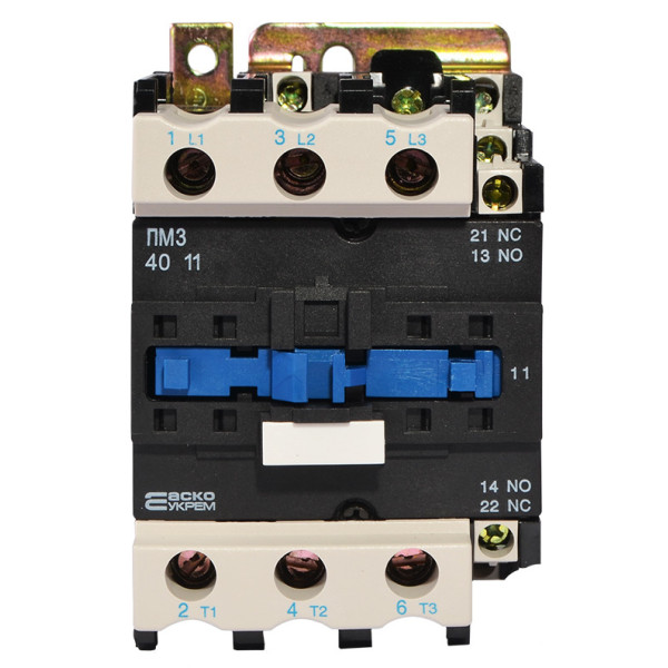 Контактор Аско-Укрем ПМ 3-40 Q7 380В LC1-D4011 (A0040010082) - фото №1