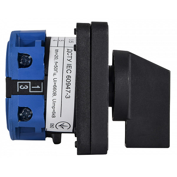 Пакетный переключатель Аско-Укрем ПКП SBI 1-0-2 1 полюс 20A/1.831 (A0110010052) - фото №1