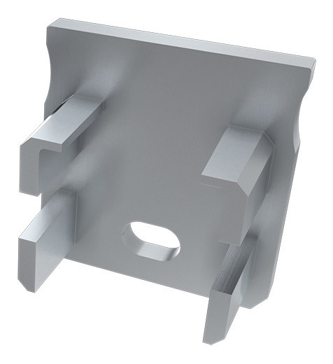 Заглушка Lumines для типа Y с отверстием серебро - фото №1