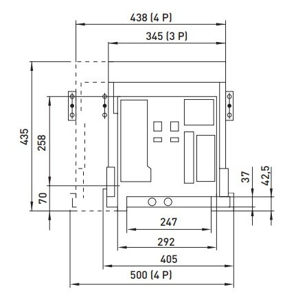 Воздушный автоматический выключатель E.Next e.industrial.acb.2000D.1600 400В 3Р с мотор-приводом и РН (i081107) - фото №6