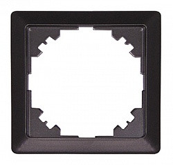 Рамка 1-местная E.Next e.lux.10024L.1.fr.anthracite антрацит (ins0040048)