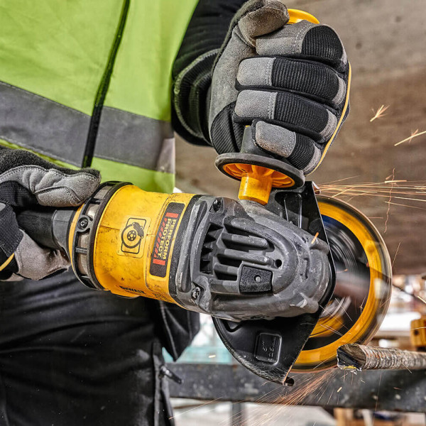 Угловая аккумуляторная бесщеточная шлифмашина DeWALT DCG418N Flexvolt XR Li-lon 54В Ø125мм 9000об/мин - фото №2