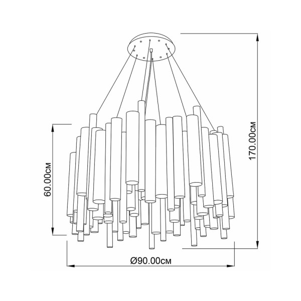 Люстра Imperium Light 1833290.05.05 Symphony - фото №3