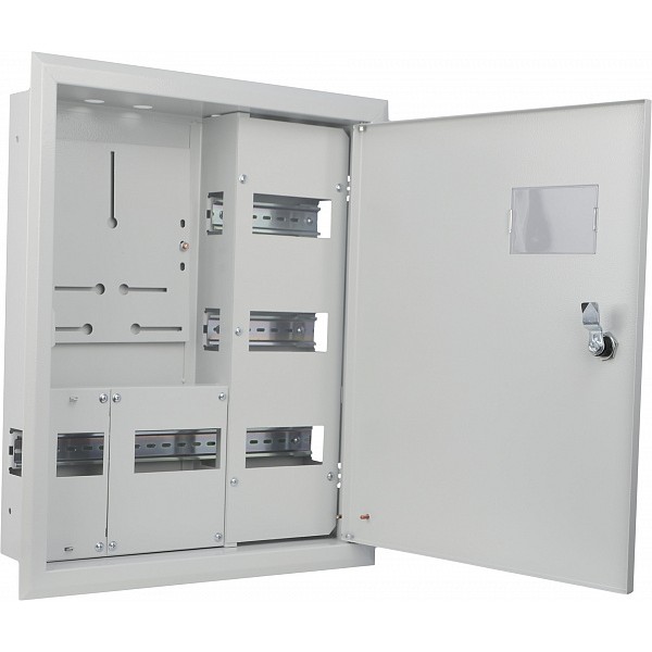 Корпус учета металлический Аско-Укрем UBox 3-фазный 27 модулей - фото №3