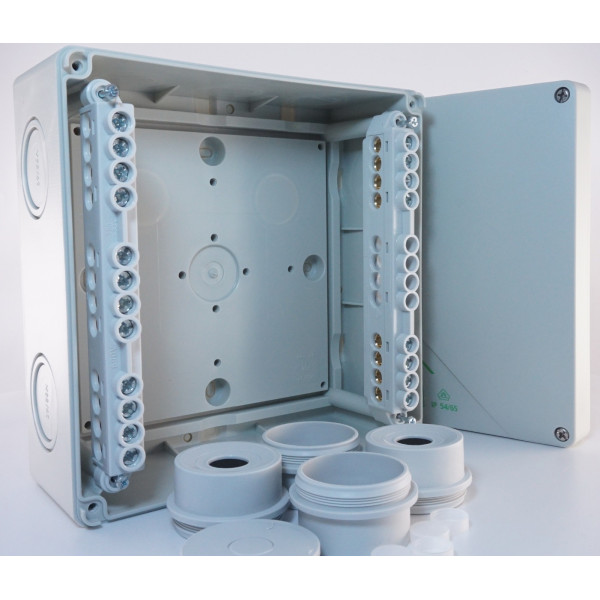 Коробка клеммная Spelsberg Abox 160 (180x180x91мм) (sp81641001) IP65 с клеммником - фото №1