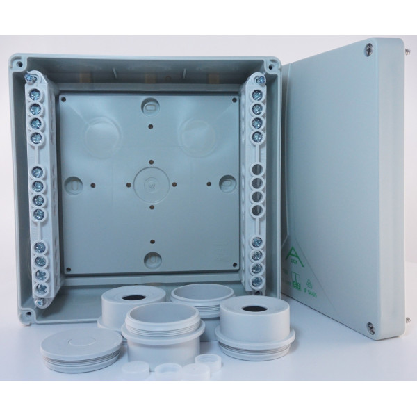 Коробка клеммная Spelsberg Abox 160 (180x180x91мм) (sp81641001) IP65 с клеммником - фото №2