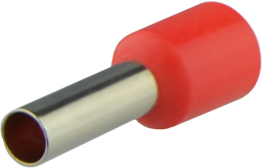 Наконечник Аско-Укрем НТ 6,0-12 изолированный красный 100шт (A0060010051)