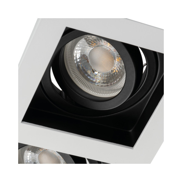 Кольцо точечного светильника Kanlux 38366 ARET 2x10W IP20 белое - фото №1