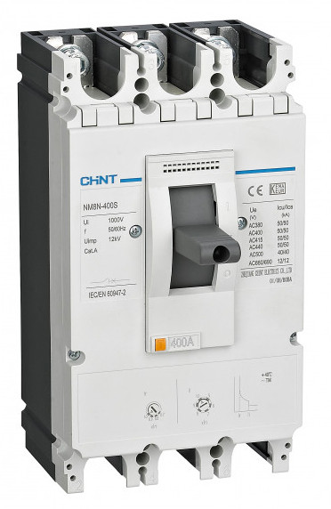 Корпусный автоматический выключатель Chint NM8N-400S TM 315 3P