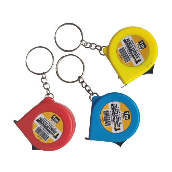 Рулетка TNSy Р106 1м з фіксатором (TNSy5502572)