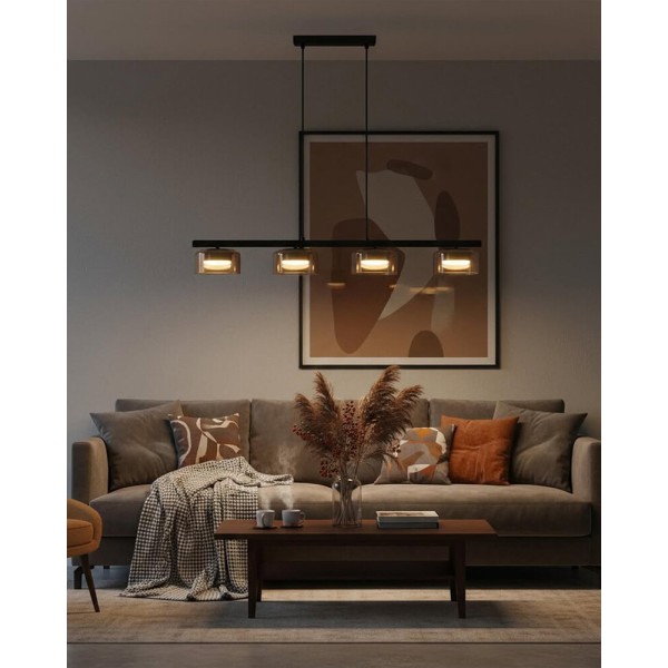 Подвесной светильник, люстра Goldlux 331311 Ofelia GX53 4x10W 4000K 660Lm IP20 янтарный - фото №1