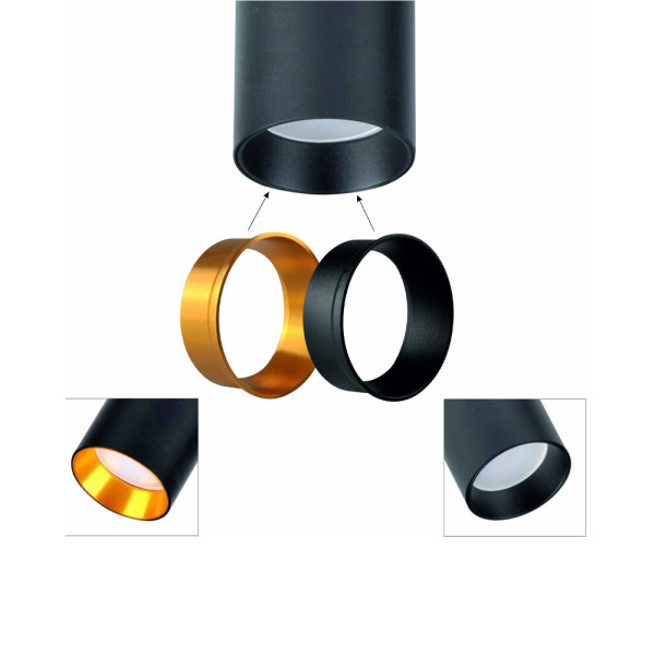 Подвесной светильник, люстра Goldlux 326171 Maribel GU10 4x10W IP20 Черный - фото №3