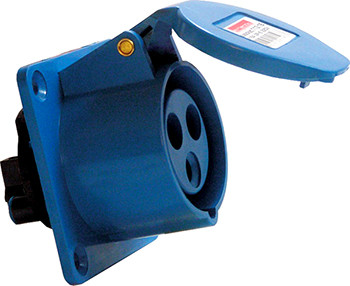 Встроенная силовая розетка E.Next e.socket.pro.5.32.wall 5п 32А 380В (p012015)