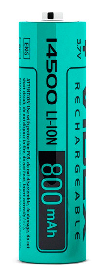 Літій-іонний акумулятор Videx 14500 800мАч (14500/800/1B) без захисту 1 шт