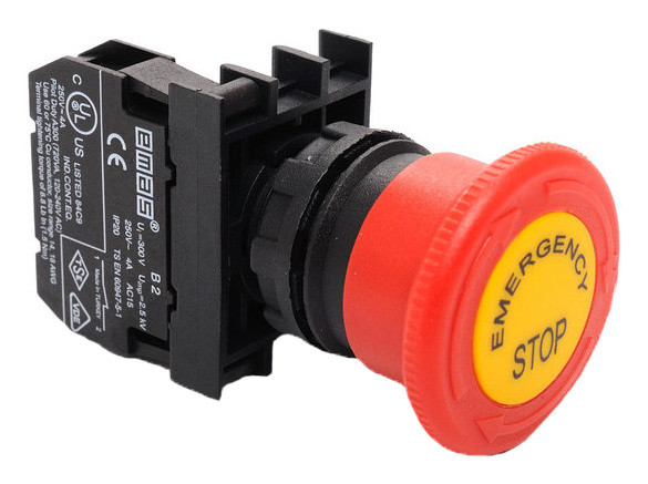 Кнопка «Грибок» EMAS B200EE Ø40мм