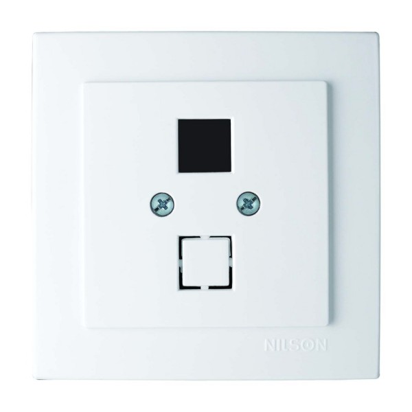 Розетка Nilson Touran біла комп'ютерна без модуля ( 24111042 )