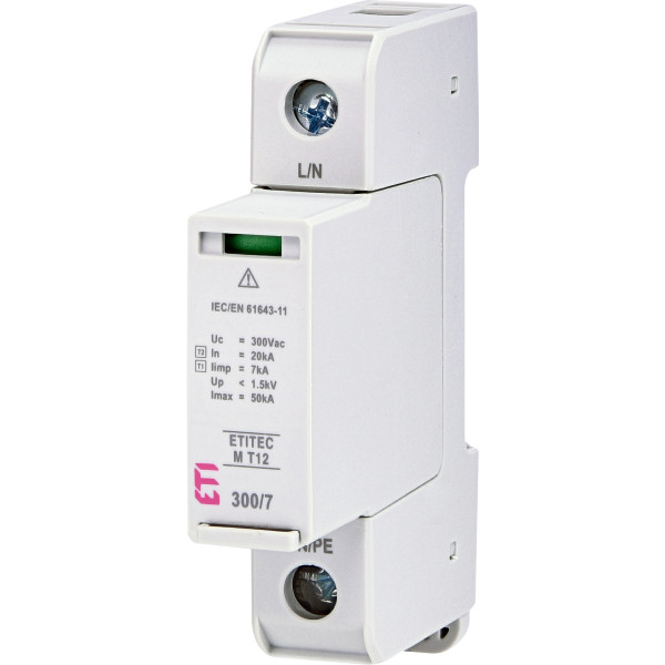 Ограничитель перенапряжения ETI 002440500 ETITEC M T12 300/7 (1+0 2p TNC)