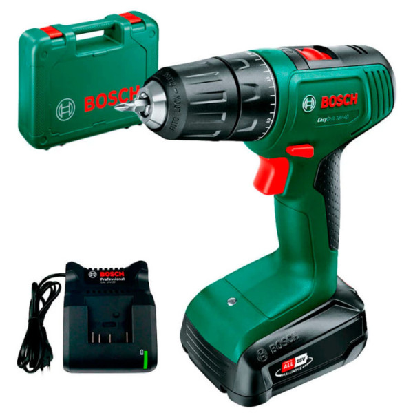 Акумуляторний дриль-шуруповерт Bosch Easydrill 18V-40 2,0Aч (06039D8004)