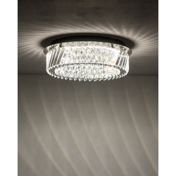 Люстра Nowodvorski 11708 Luxora LED 1x20W 3000K 1800Lm IP20 хром - фото №2