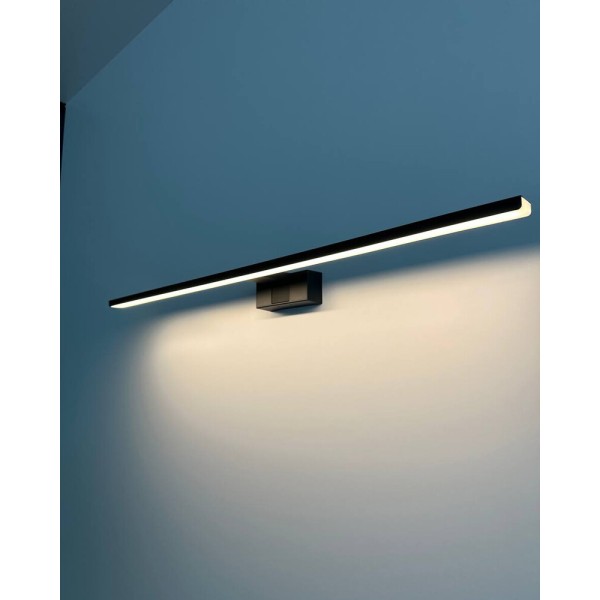 Светильник подсветка для зеркала Nowodvorski 10671 Cezanne LED L 1x15W 3000K 1050Lm IP44 черный - фото №3