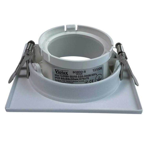 Светильник точечный Violux BORDO-S GU10 IP20 белый ( 131006 ) - фото №3